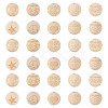 100Pcs 10 Style Unfinished Natural Wood European Beads WOOD-TA0001-55-2