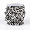 Tarnish Resistant 304 Stainless Steel Dapped Cable Chains CHS-D027-01P-4