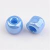 DIY Craft Beads 12/0 Opaque Colors Lustered Round Glass Seed Beads X-SEED-A012-2mm-123B-2