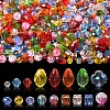 490Pcs Transparent Glass Beads Sets EGLA-YW0005-44-1