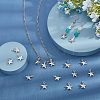 400Pcs Plating ABS Plastic Pendants KY-FH0001-16-5