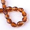 Transparent Glass Bead Strands GLAA-R024-6x8mm-M-4