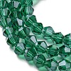 Transparent Electroplate Glass Beads Strands GLAA-F029-3mm-C10-3