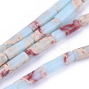 Synthetic Imperial Jasper Beads Strands G-L496-A07-1