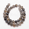Natural Dragon Veins Agate Bead Strands X-G-K166-14-10mm-01-2