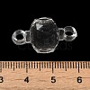 Transparent Acrylic Connector Charms TACR-G048-34-3