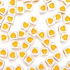 White Opaque Acrylic European Beads OPDL-FS0001-01-4