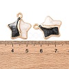 Alloy Enamel Pendants FIND-K030-02A-G-3