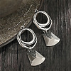 Bohemian Style Ring with Trapezoid Alloy Dangle Earrings FS-WGCE919-01-3