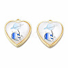 Resin Pendants PALLOY-N161-009-NR-2