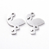 Tarnish Resistant 304 Stainless Steel Charms X-STAS-G215-02P-1
