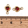 304 Stainless Steel Rhinestone Connector Charms RB-CBA3E99-01G-3