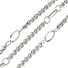 304 Stainless Steel Oval Link Chains CHS-B015-12P-1