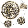 2Pcs 2 Colors Alloy Cover FIND-GF0003-48-3