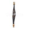 Braided Leather Cord Retro Multi-strand Bracelets BJEW-L616-20K-3