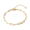 304 Stainless Steel Paperclip Chains Bracelet BJEW-JB06523-01-2