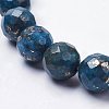 Natural Pyrite Beads Strands G-K181-K02-4