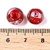 Luminous Handmade Gold Sand Lampwork Beads LAMP-T021-12mm-03V-3