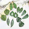 Wood Dangle Earrings for Women WGE9009-01-3