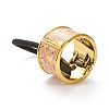 Alloy Ponytail Cuff Rubber Elastic Hair Ties OHAR-P018-A01-3