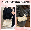 2Pcs Imitation Pearl & Alloy Pink Enamel Flower Tassel Bag Decorative Chains AJEW-BBC0001-06-5