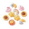 Opaque Resin Cabochons CRES-A050-18-1