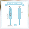 PU Leather Pendant Decorations AJEW-WH0270-193B-2