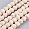 Synthetic Magnesite Beads Strands TURQ-8D-011-2