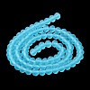 Transparent Glass Beads Strands X-EGLA-A034-T10mm-MD08-4