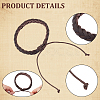 2Pcs PU Leather Cord Braided Bracelets for Men Women BJEW-CL0001-37B-6