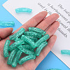 Transparent Crackle Acrylic Beads CACR-S009-001A-N68-5