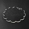 Transparent Acrylic Blank Pendants TACR-Z003-01C-4