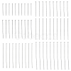 60Pcs 6 Styles Brass Flat Head Pins FIND-BC0003-94P-1