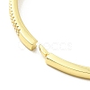 Clear Cubic Zirconia Hollow Out Rectangle Hinged Bangle BJEW-G659-03G-4