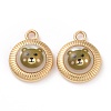 Printed Opaque Resin Pendants FIND-E020-07G-05-1