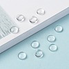 Transparent Glass Cabochons GGLA-R026-8mm-8
