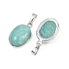 Natural Amazonite Pendants G-A315-06P-2