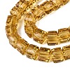Transparent Glass Beads Strands GLAA-R041-8x8mm-A07-3