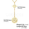 Witch Knot 304 Stainless Steel Hollow Pendant Y Necklaces for Women FS-WGCB0A9-02-2