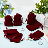 25Pcs Rectangle Velvet Drawstring Pouches TP-BBC0001-04B-02-4