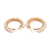 304 Stainless Steel Hoop Earrings EJEW-JE04202-03-3