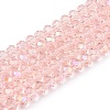 Electroplate Glass Beads Strands EGLA-A044-T4mm-L22-1