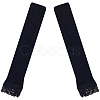 1 Pair Acrylic Fibers Long Mesh Lace Gloves AJEW-CN0006-67B-1