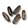 Tibetan Style dZi Beads X-TDZI-E004-01-2
