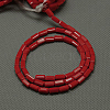 Opaque Glass Beads Strands X-EGLA-E008-3x6mm-09-3