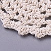 Woven Crochet Coasters Table Mats DIY-WH0157-09-2