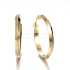 304 Stainless Steel Hoop Earrings EJEW-P091-34D-2