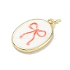 Printed Brass Pendants KK-CBA9B3D-02G-01-2