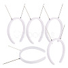 Cloth and Plastic Hair Bands OHAR-TAC0020-01G-3