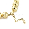 Brass Beaded Necklaces NJEW-L170-08A-G-3